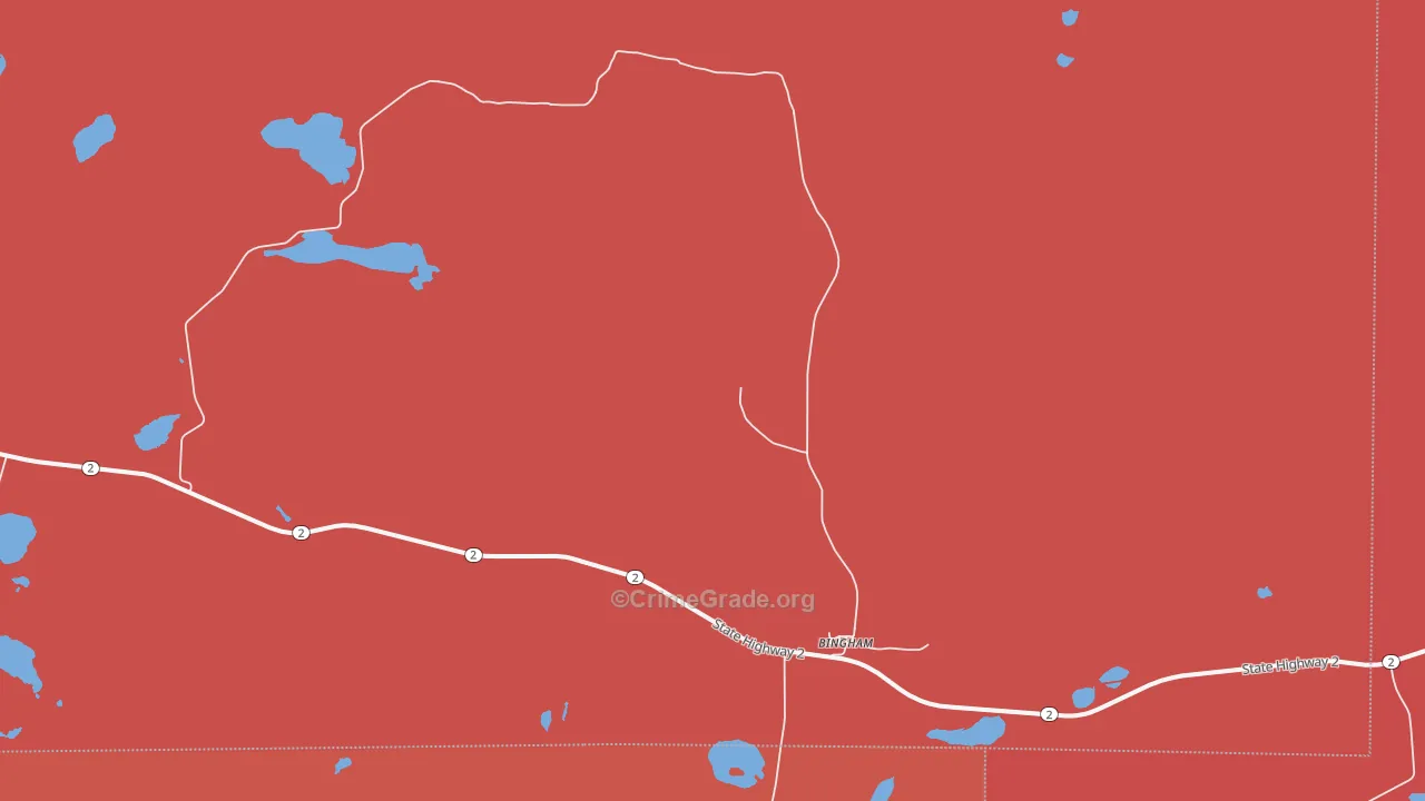 69335, NE Map of Drug-Related Crime Rates