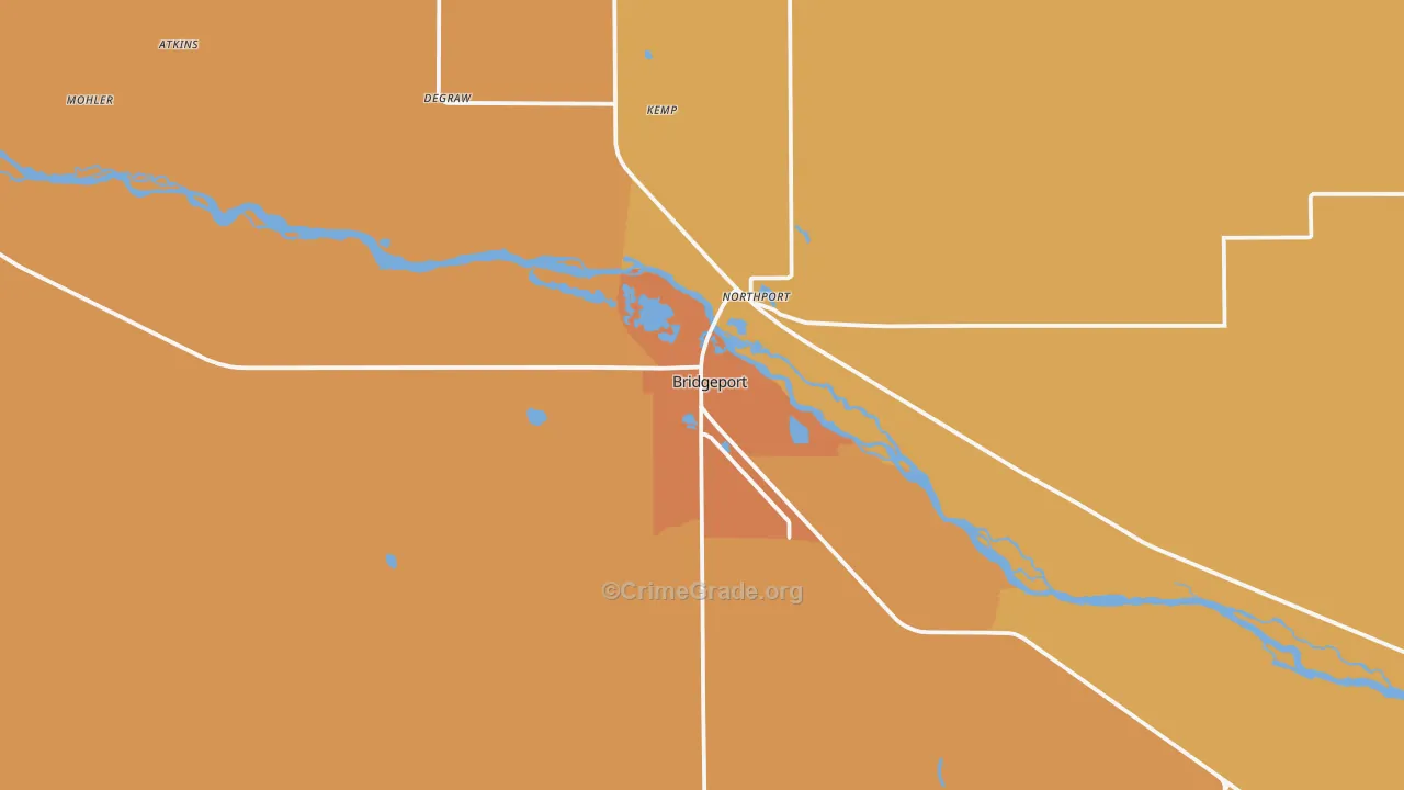 69336, NE Map of Drug-Related Crime Rates