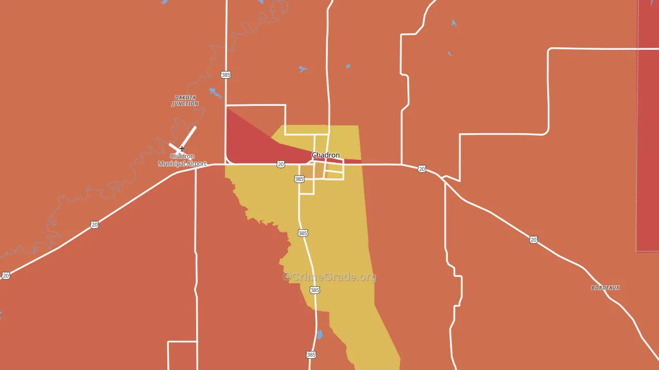 69337, NE Map of Drug-Related Crime Rates
