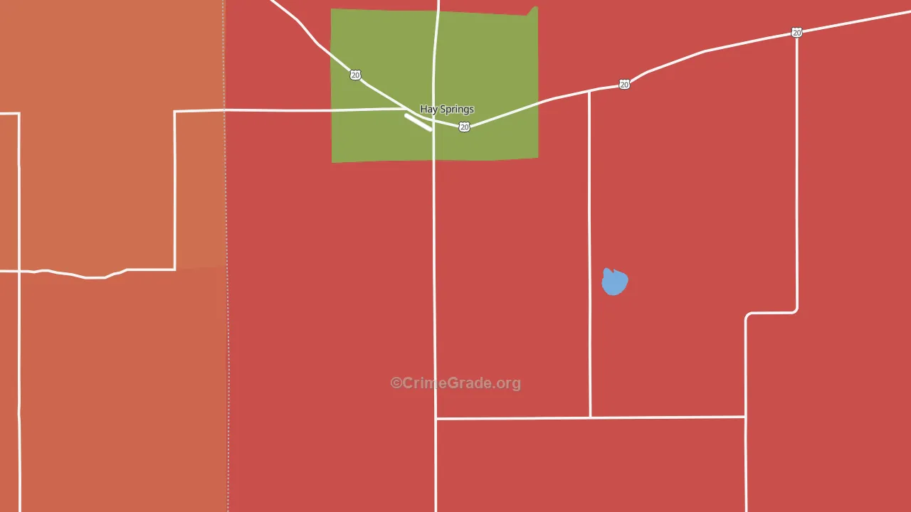 69347, NE Map of Drug-Related Crime Rates
