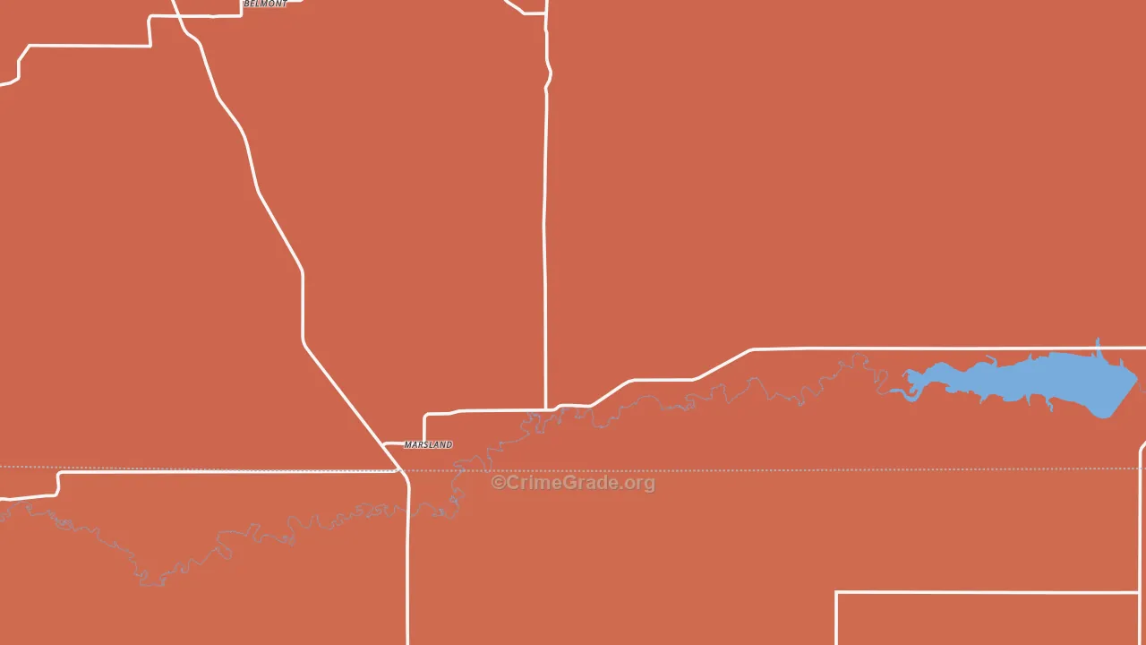 69354, NE Map of Drug-Related Crime Rates