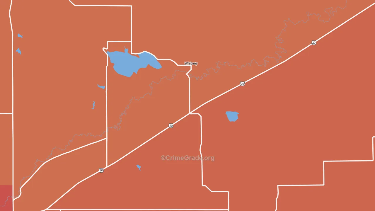 69367, NE Map of Drug-Related Crime Rates