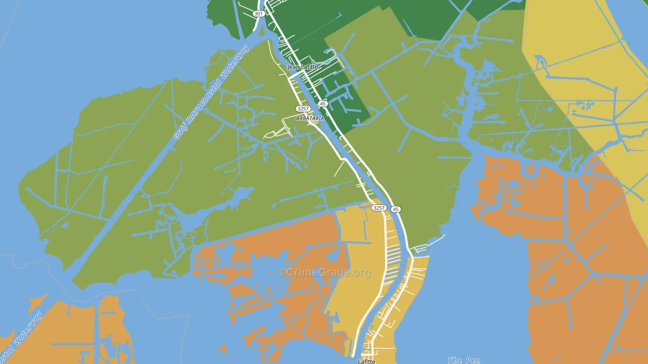 70036, LA Map of Drug-Related Crime Rates