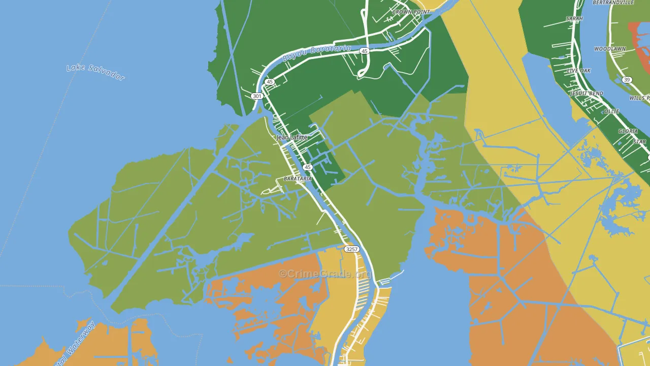 70067, LA Map of Drug-Related Crime Rates