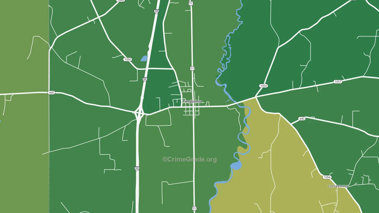 70465, LA Map of Drug-Related Crime Rates