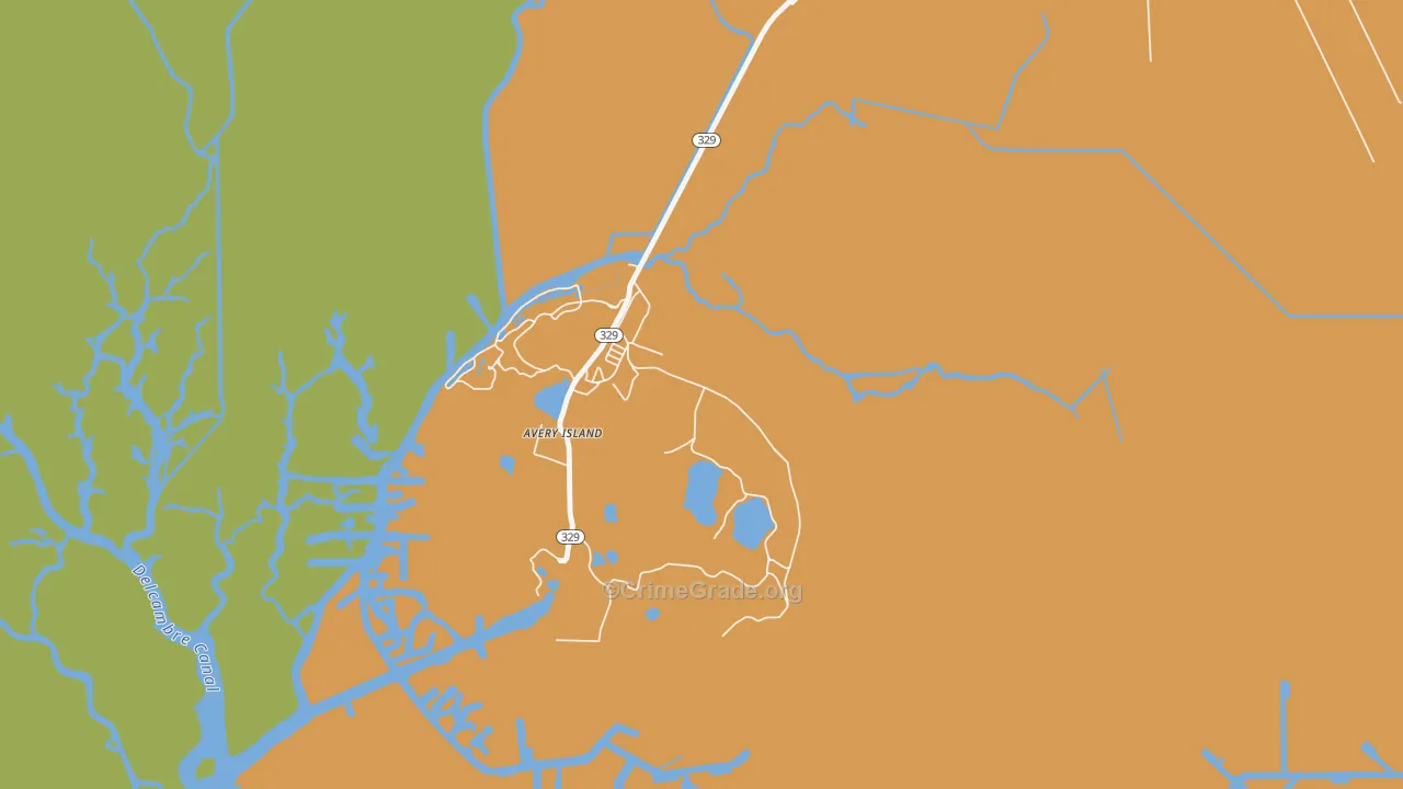 70513, LA Map of Drug-Related Crime Rates