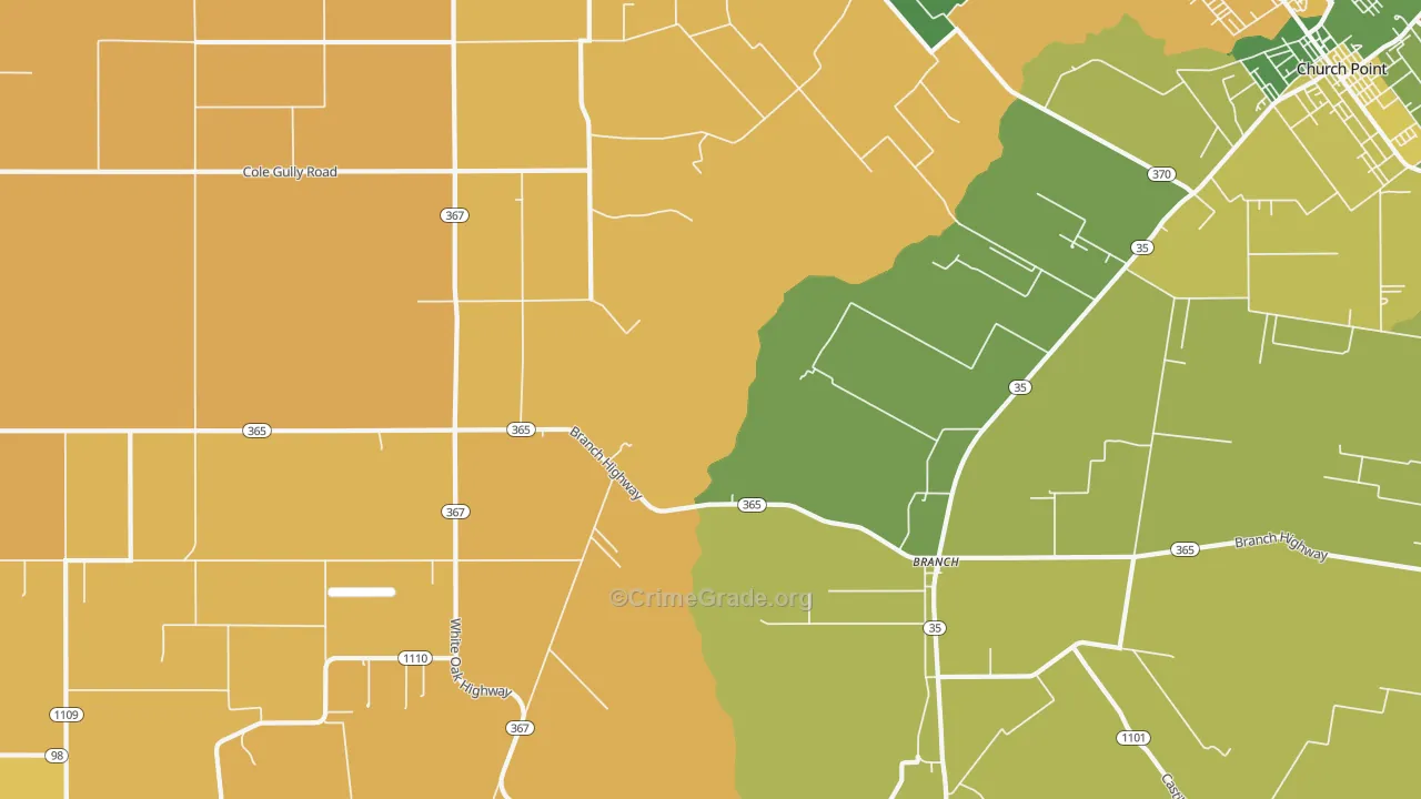 70516, LA Map of Drug-Related Crime Rates