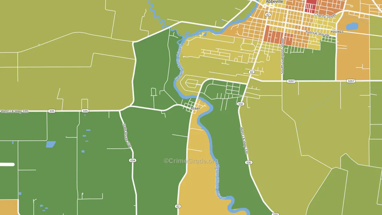 70575, LA Map of Drug-Related Crime Rates