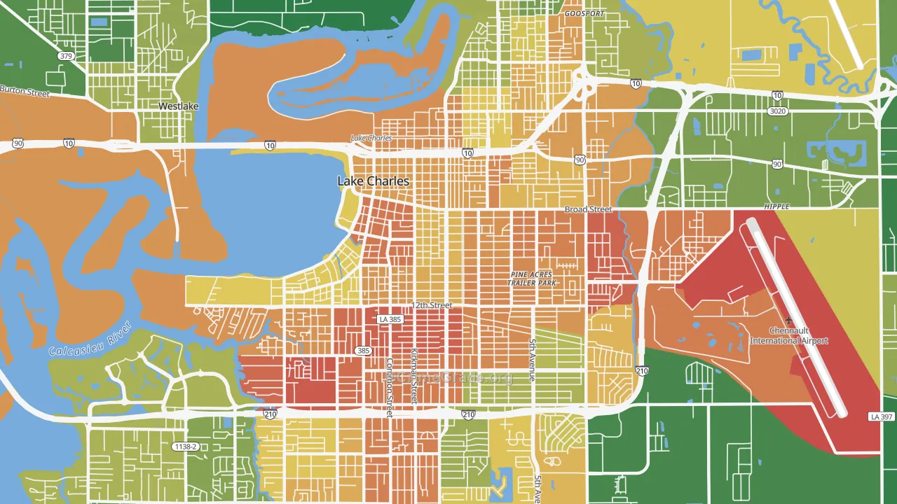 70601, LA Map of Drug-Related Crime Rates