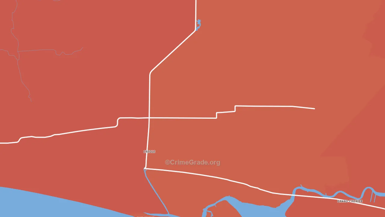 70632, LA Map of Drug-Related Crime Rates