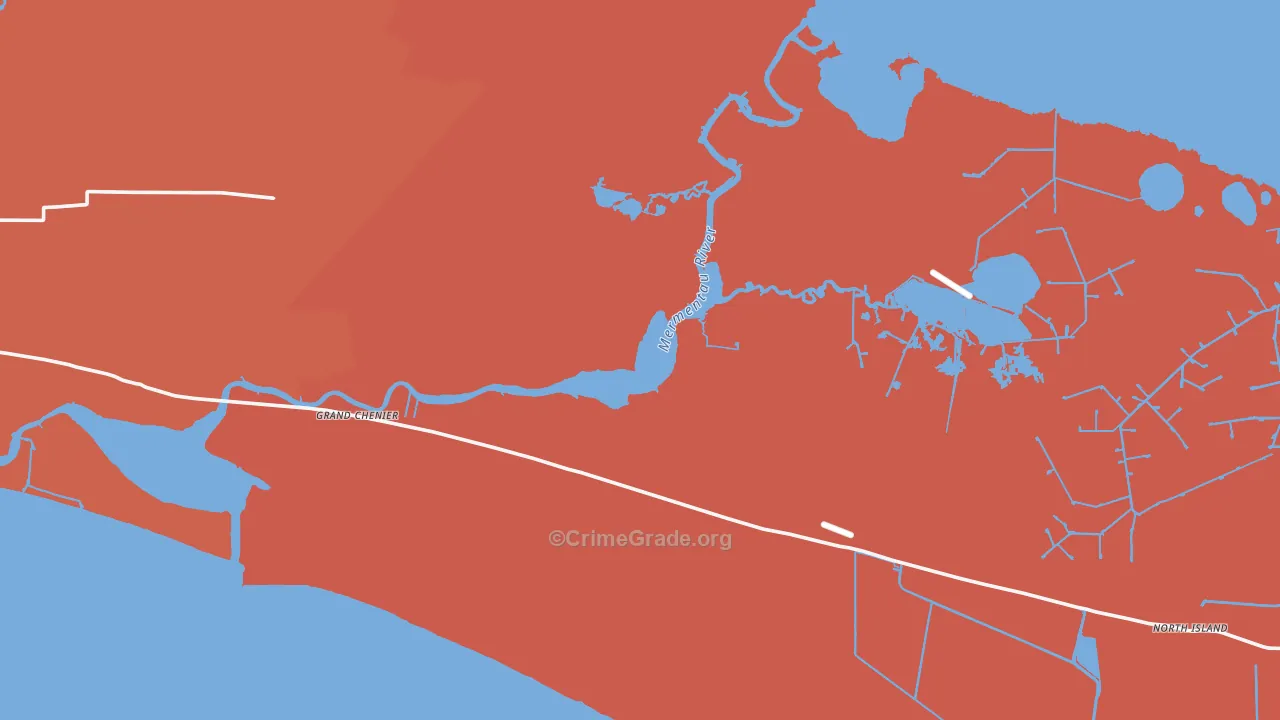 70643, LA Map of Drug-Related Crime Rates