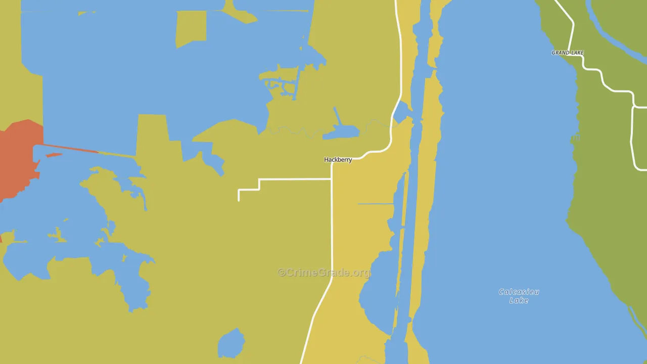 70645, LA Map of Drug-Related Crime Rates