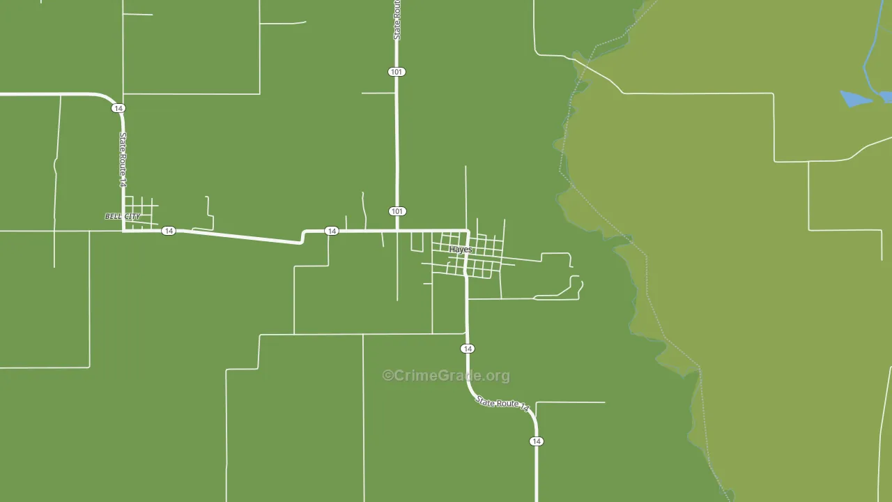 70646, LA Map of Drug-Related Crime Rates