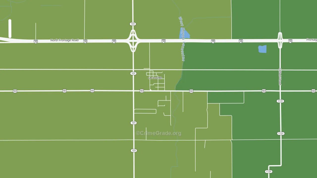 70650, LA Map of Drug-Related Crime Rates