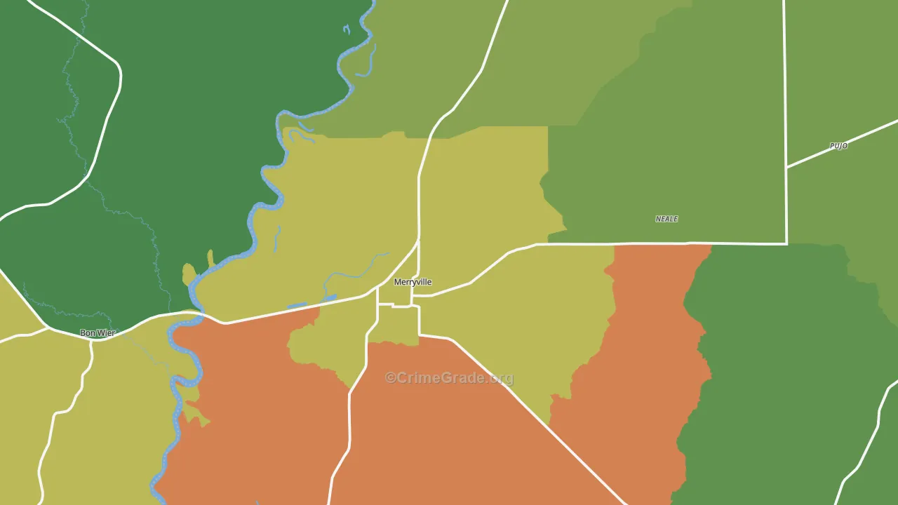 70653, LA Map of Drug-Related Crime Rates