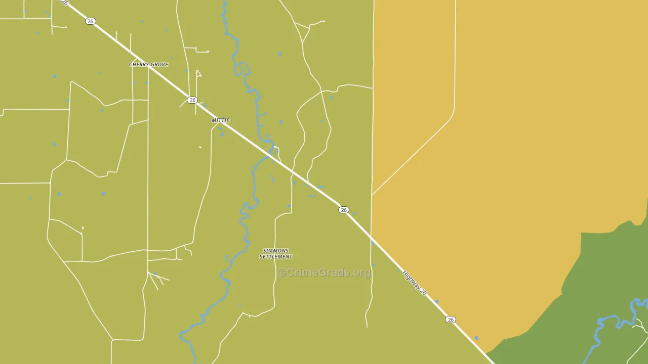 70654, LA Map of Drug-Related Crime Rates