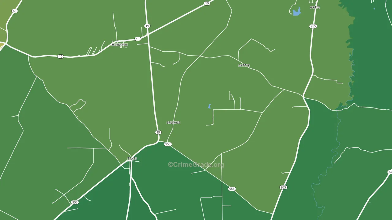 70730, LA Map of Drug-Related Crime Rates