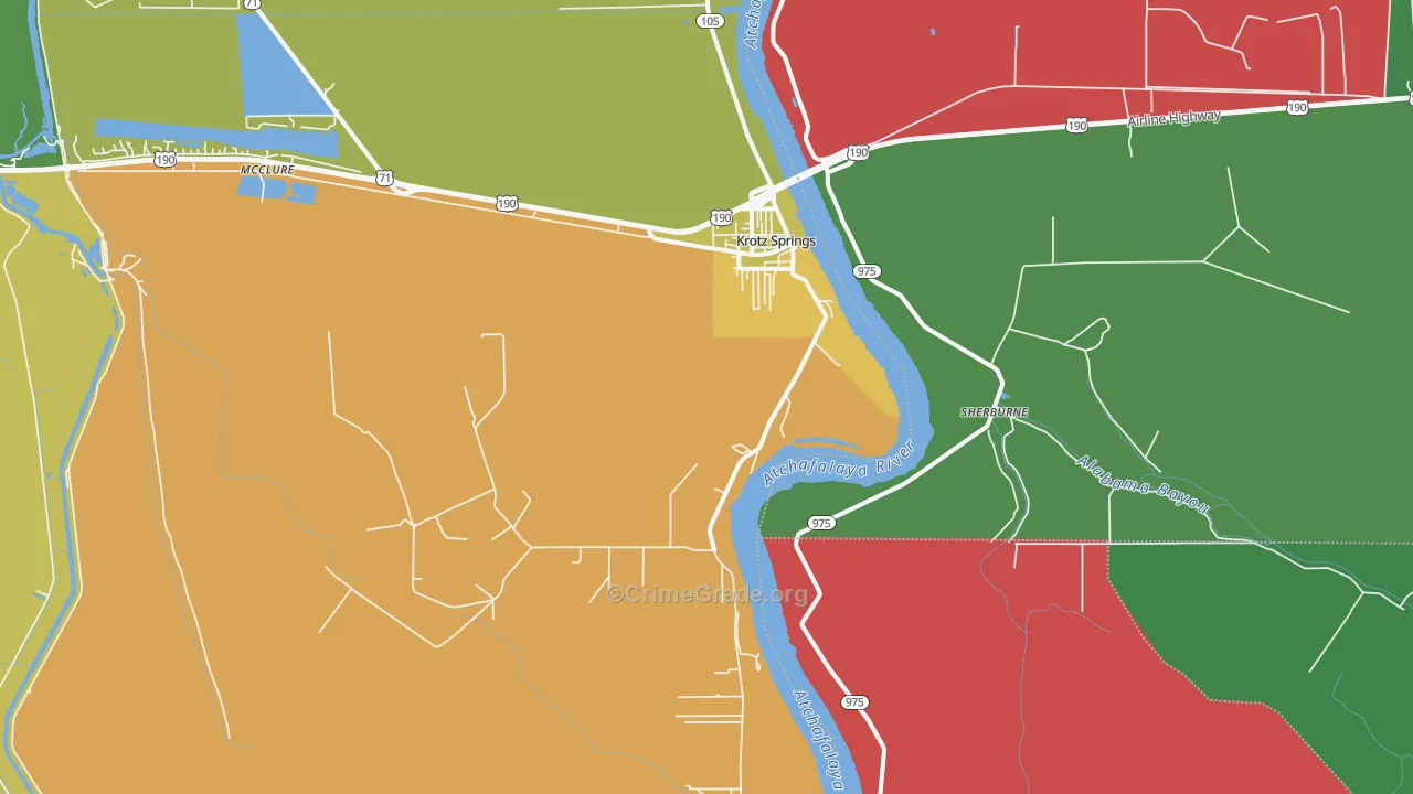 70750, LA Map of Drug-Related Crime Rates