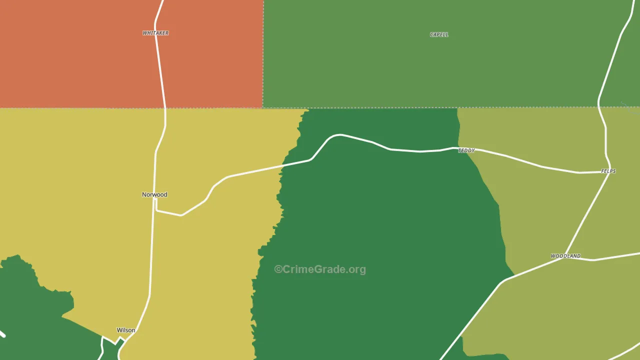 70761, LA Map of Drug-Related Crime Rates