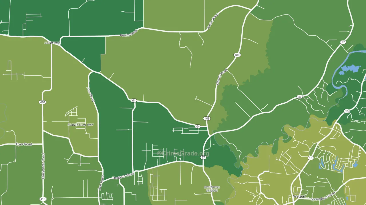 70770, LA Map of Drug-Related Crime Rates