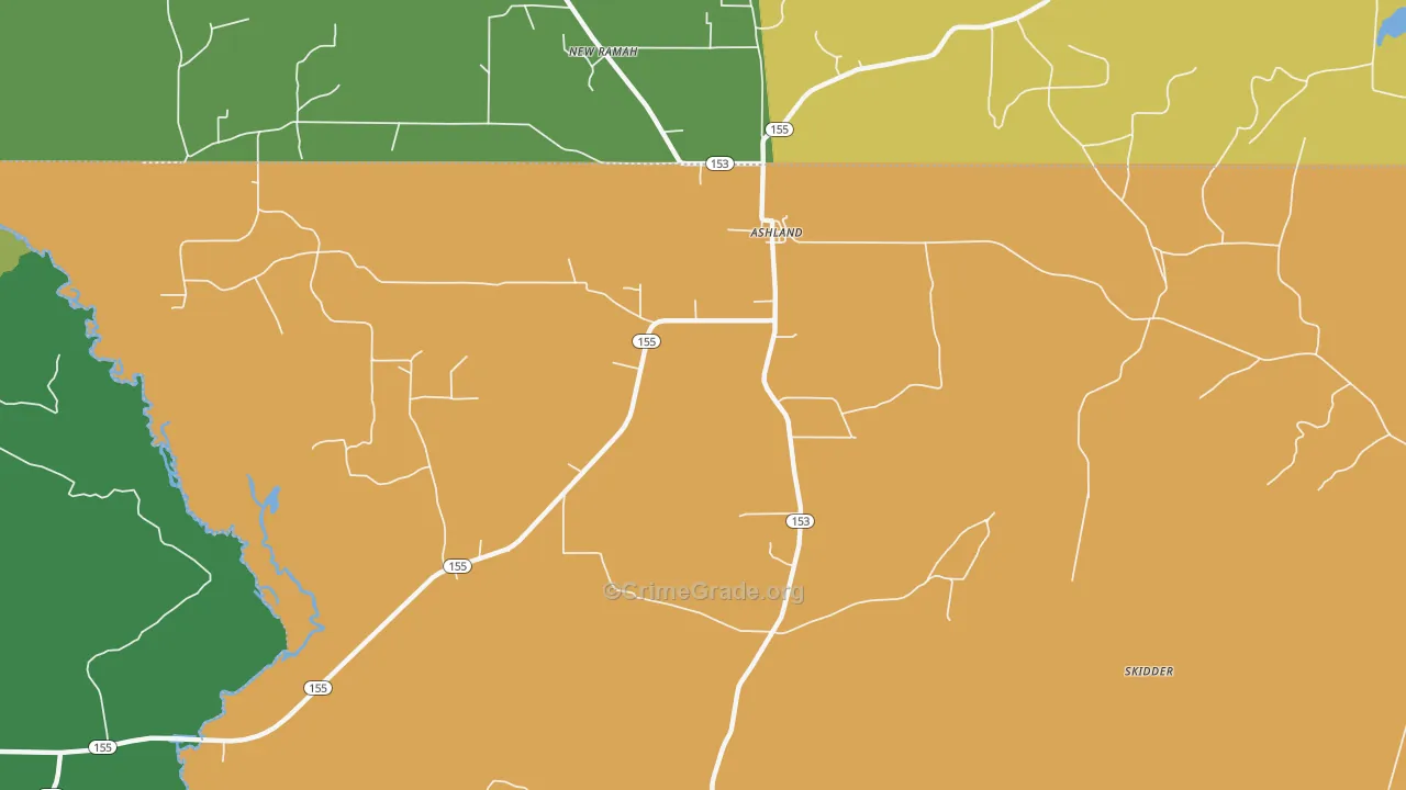 71002, LA Map of Drug-Related Crime Rates