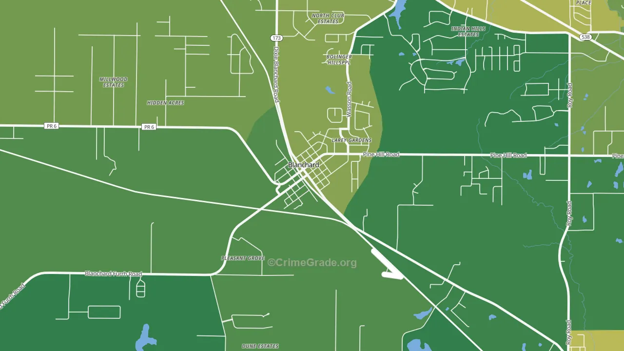 71009, LA Map of Drug-Related Crime Rates