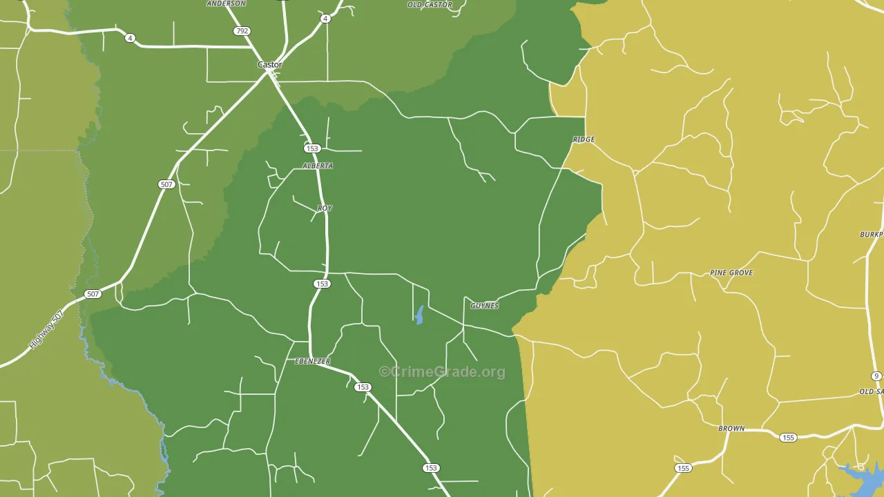 71016, LA Map of Drug-Related Crime Rates