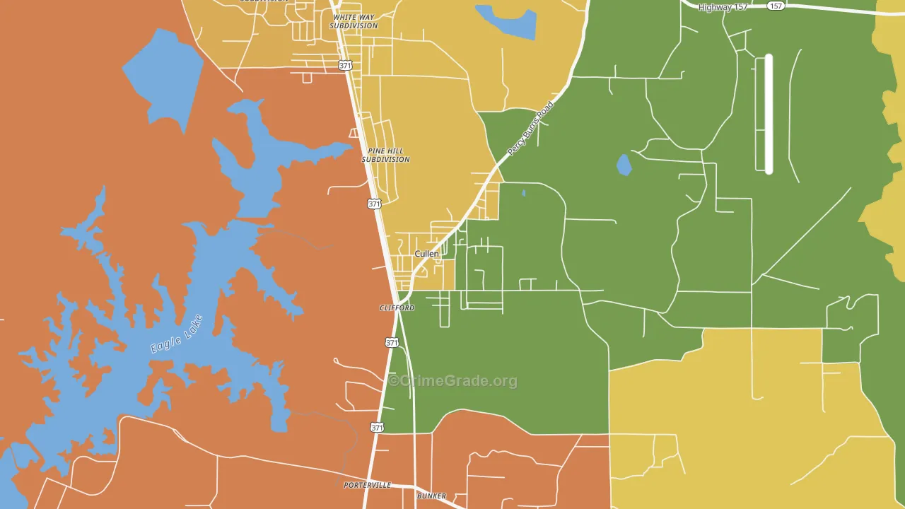 71021, LA Map of Drug-Related Crime Rates