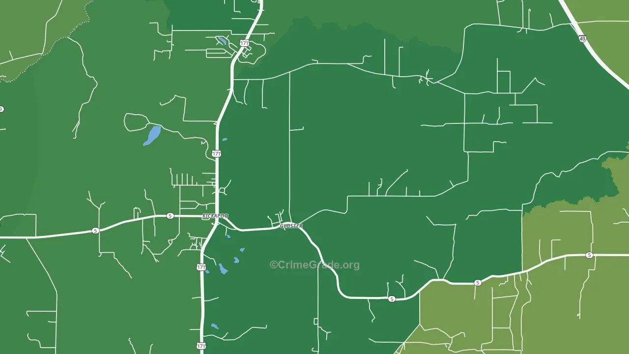 71030, LA Map of Drug-Related Crime Rates