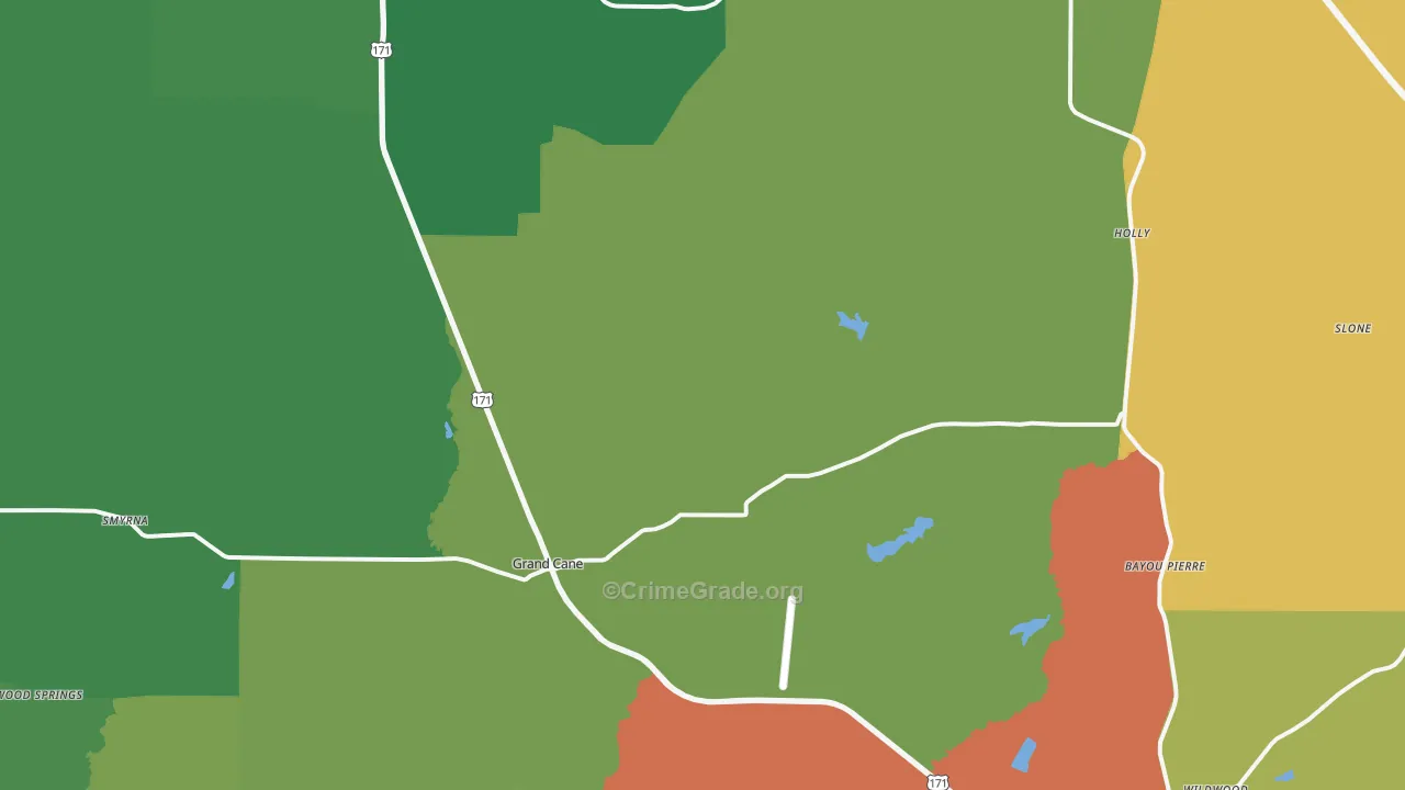 71032, LA Map of Drug-Related Crime Rates