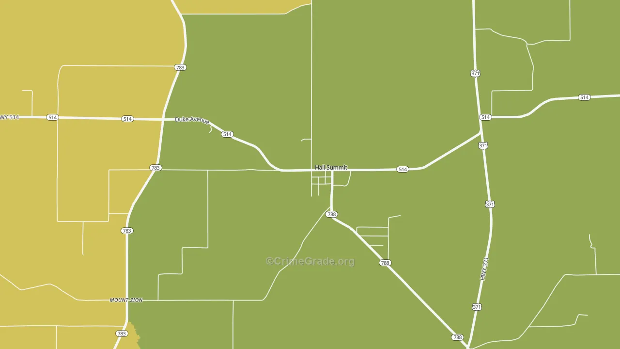 71034, LA Map of Drug-Related Crime Rates