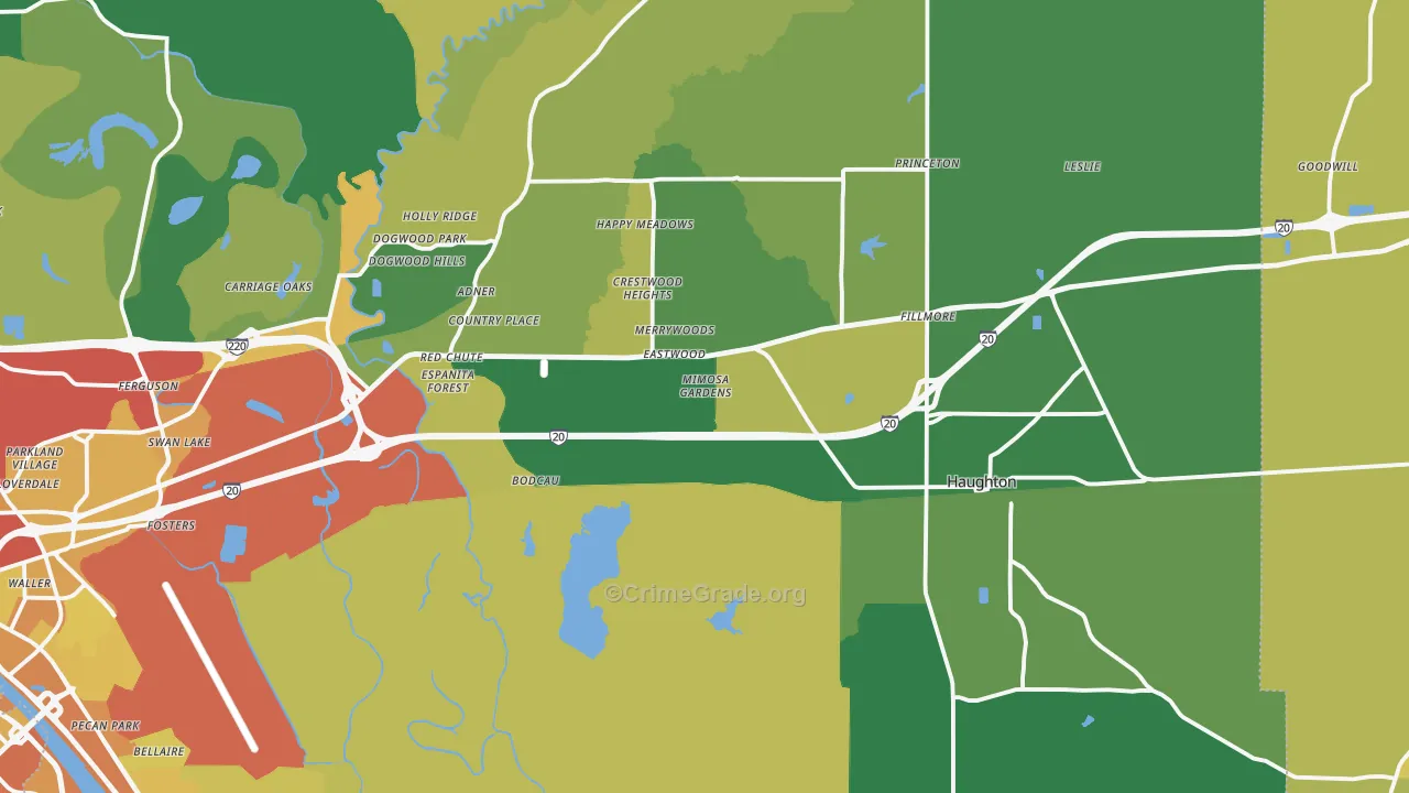 71037, LA Map of Drug-Related Crime Rates