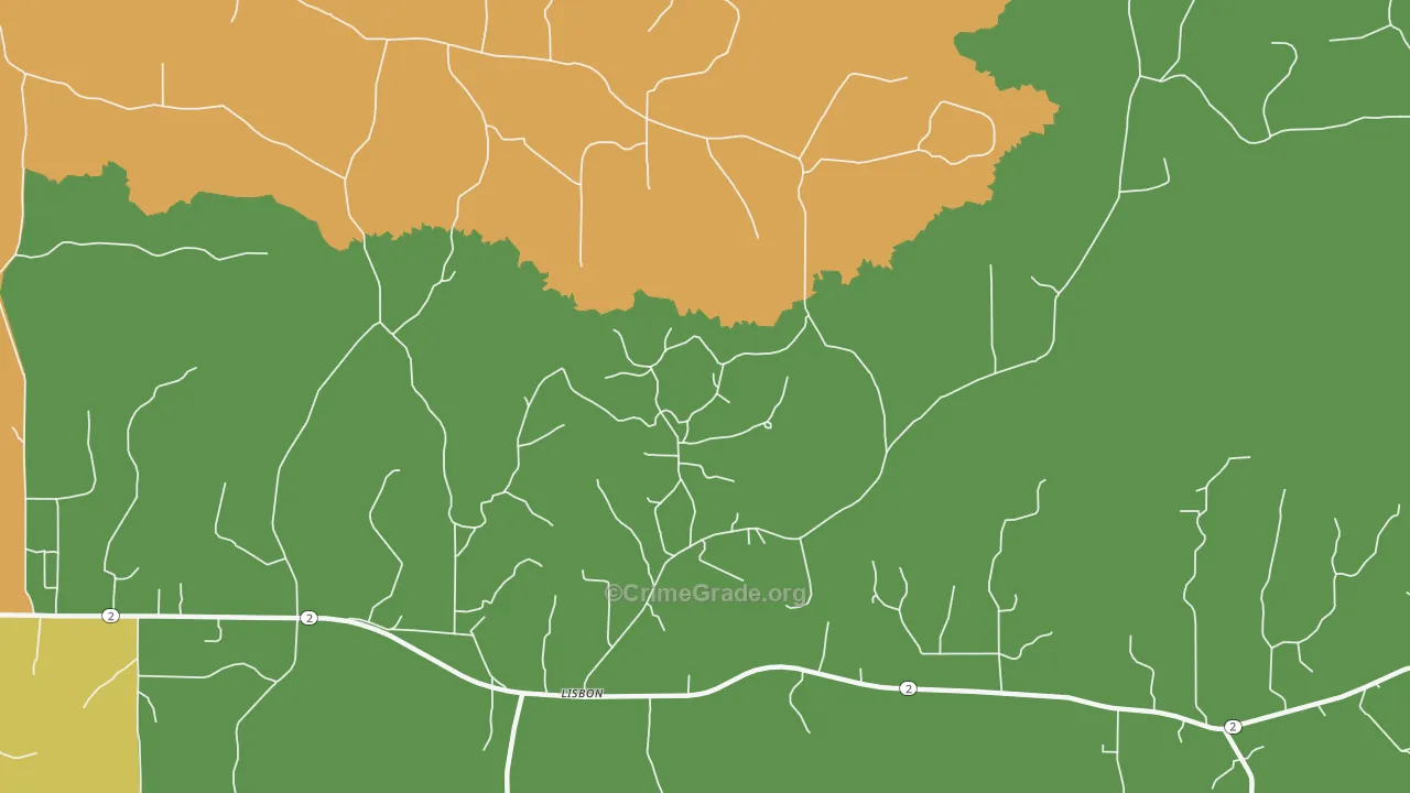 71048, LA Map of Drug-Related Crime Rates