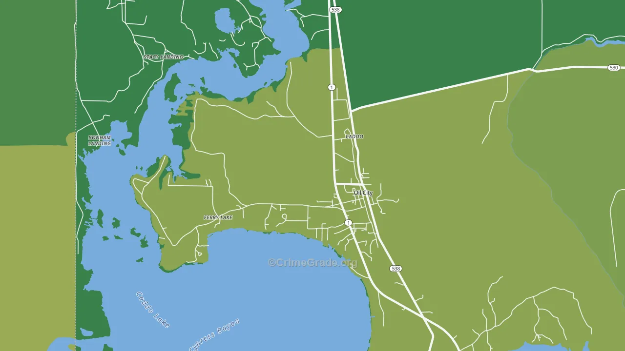 71061, LA Map of Drug-Related Crime Rates
