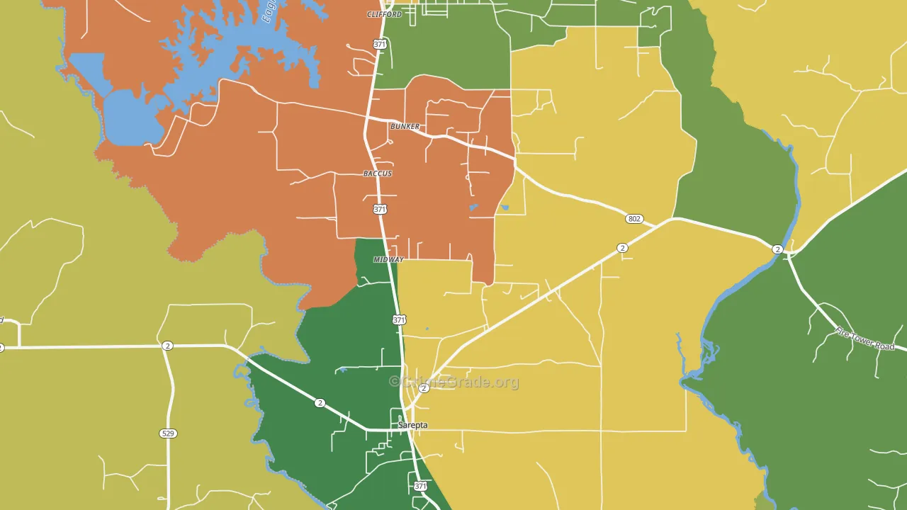 71071, LA Map of Drug-Related Crime Rates