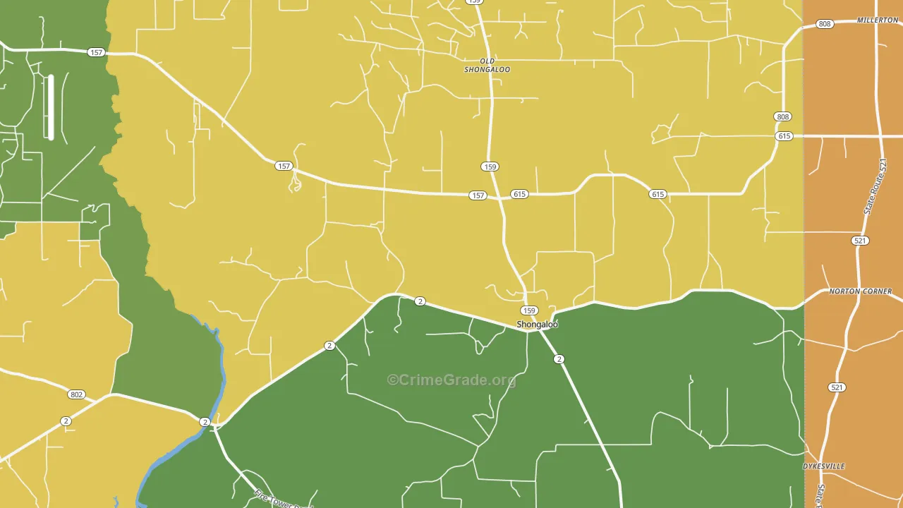 71072, LA Map of Drug-Related Crime Rates