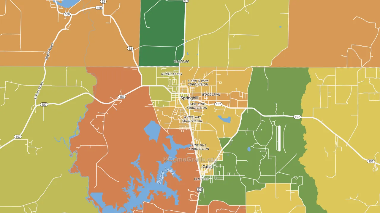 71075, LA Map of Drug-Related Crime Rates
