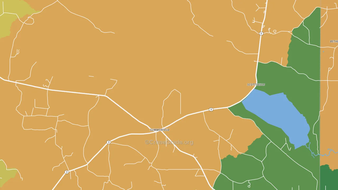 71079, LA Map of Drug-Related Crime Rates