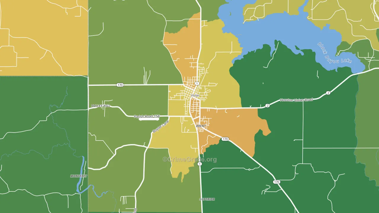 71082, LA Map of Drug-Related Crime Rates