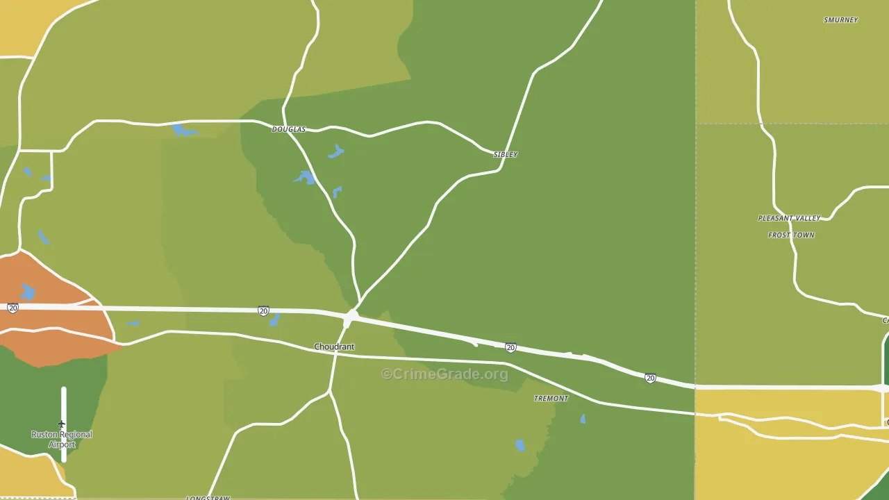 71227, LA Map of Drug-Related Crime Rates
