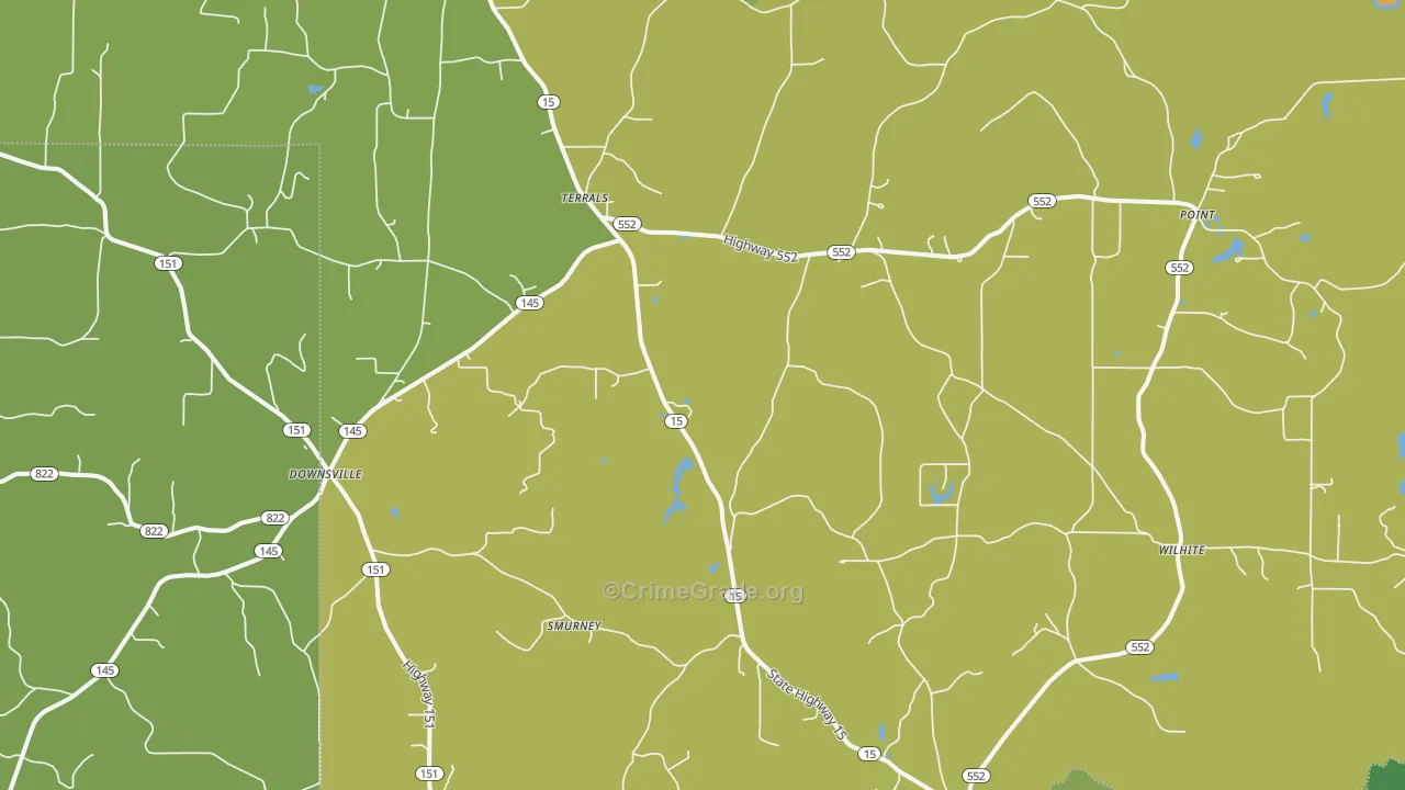 71234, LA Map of Drug-Related Crime Rates