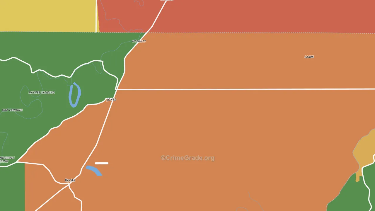 71250, LA Map of Drug-Related Crime Rates