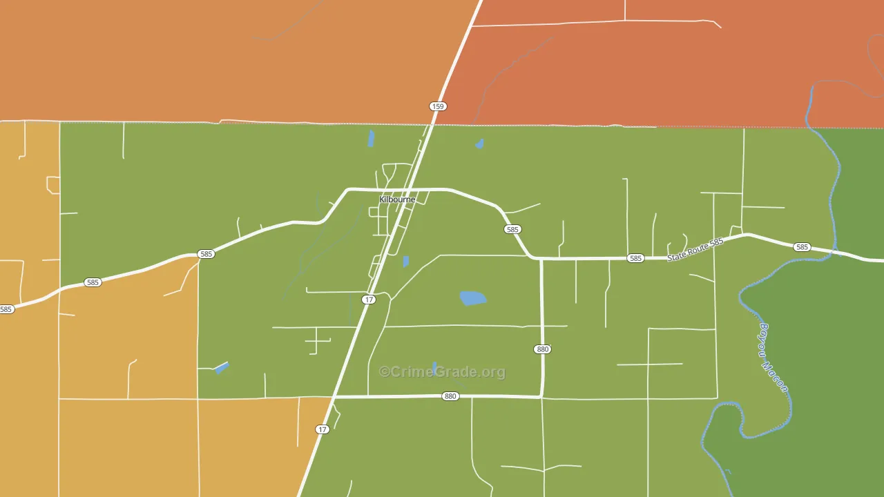 71253, LA Map of Drug-Related Crime Rates