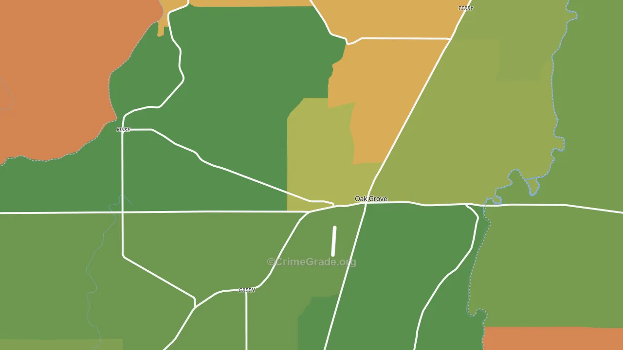 71263, LA Map of Drug-Related Crime Rates