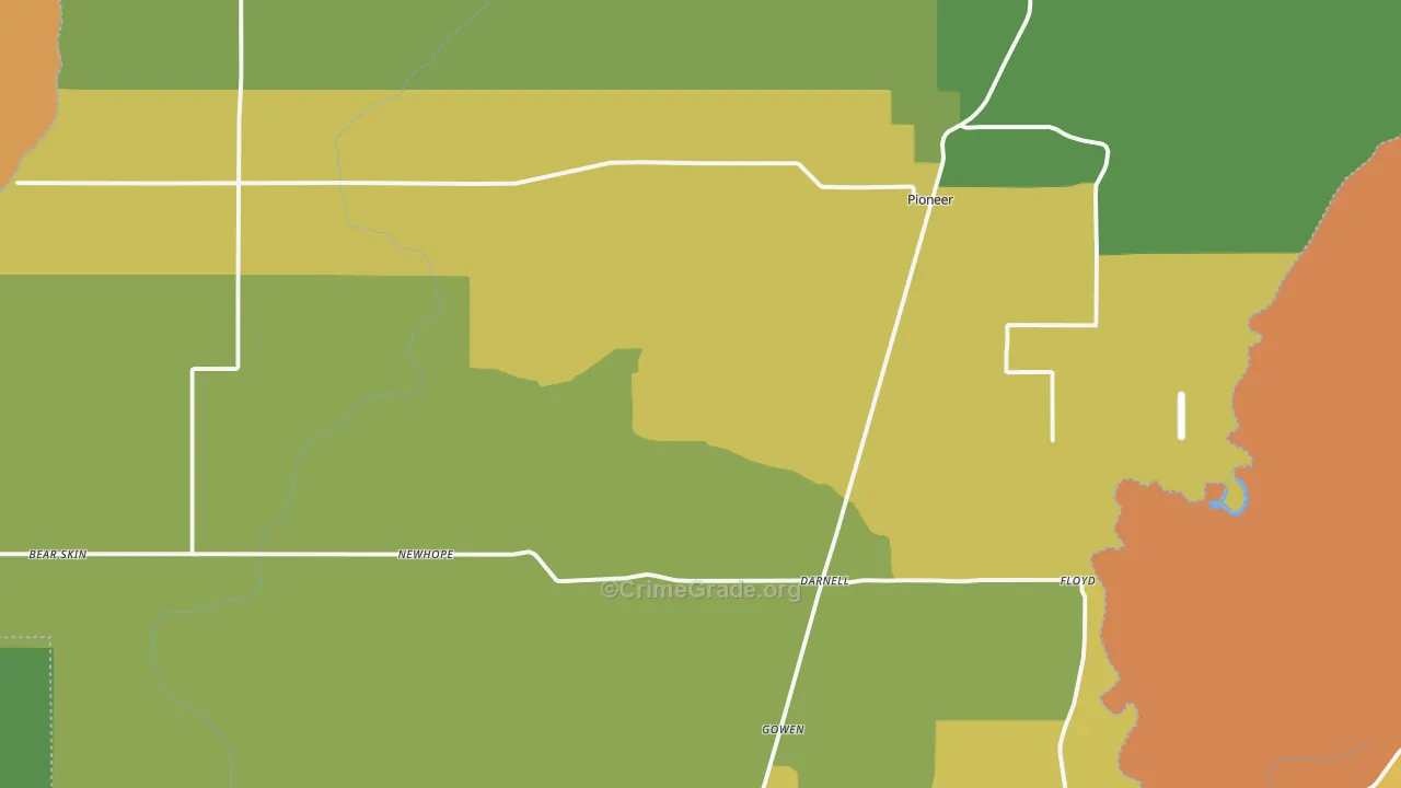 71266, LA Map of Drug-Related Crime Rates