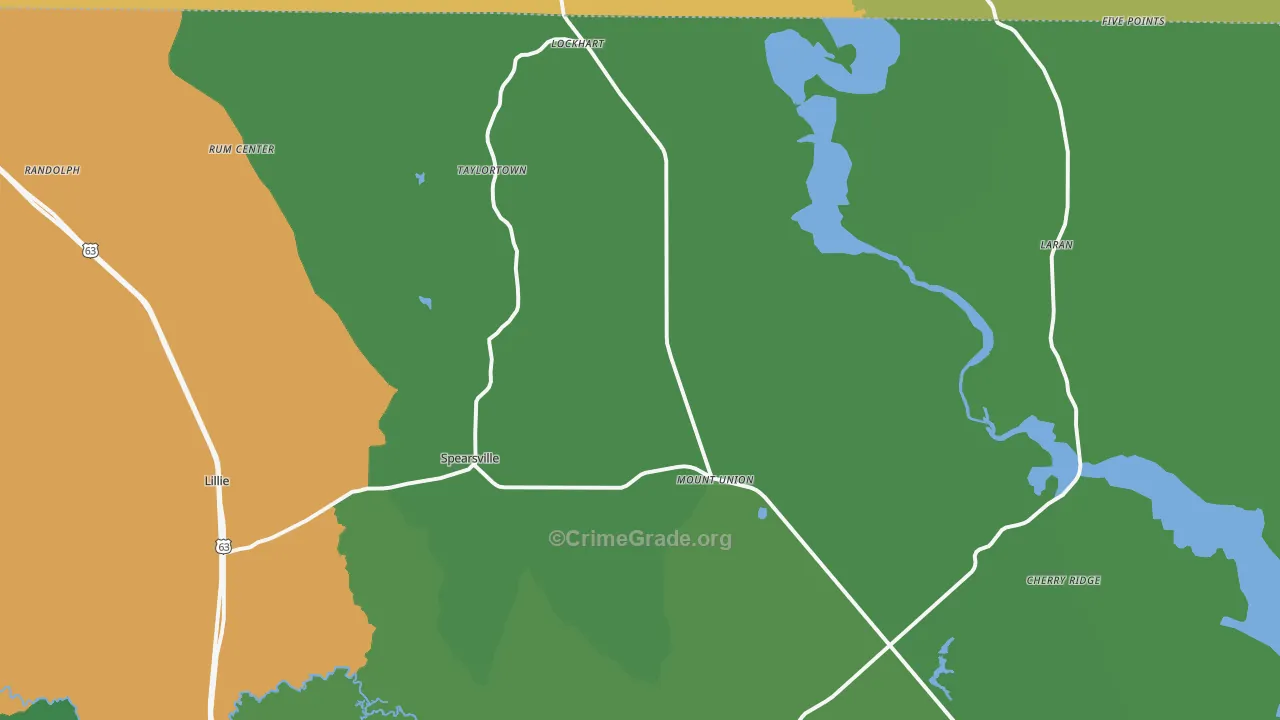 71277, LA Map of Drug-Related Crime Rates