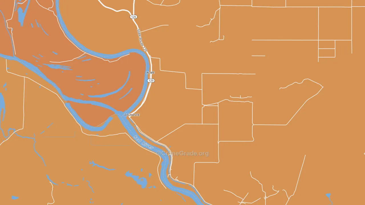 71316, LA Map of Drug-Related Crime Rates
