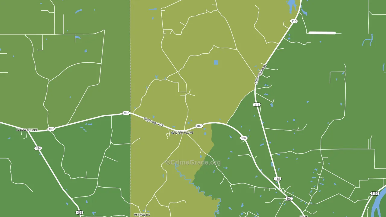71323, LA Map of Drug-Related Crime Rates