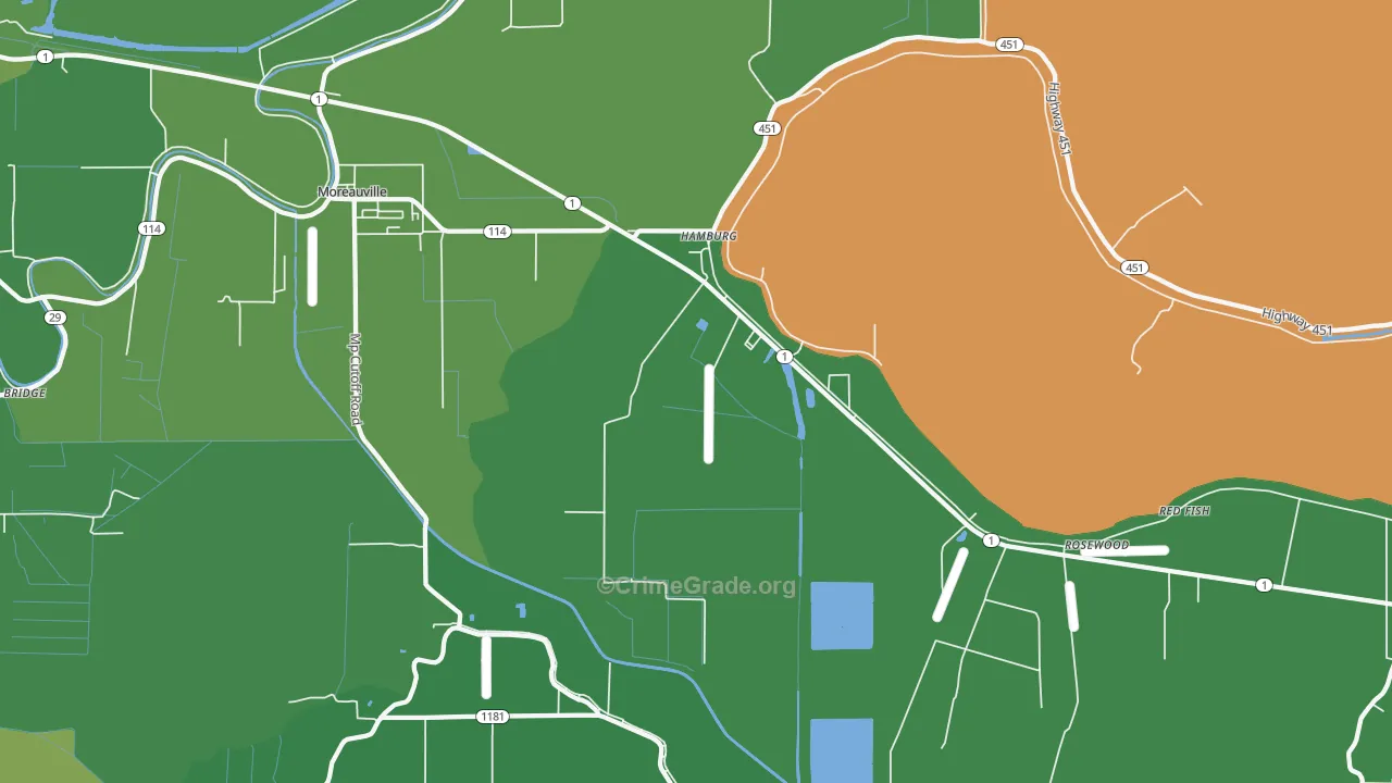 71339, LA Map of Drug-Related Crime Rates