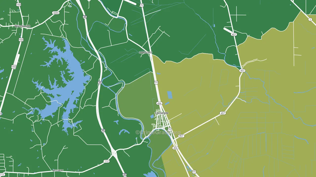 71346, LA Map of Drug-Related Crime Rates